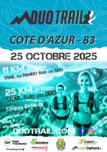 duo trail cote d'azur la mole